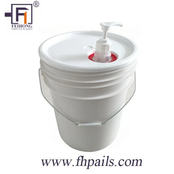 Secchio di plastica 20L con coperchio del magnaccia
