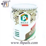 Secchio stampato personalizzato da 4 galloni con coperchio riccio