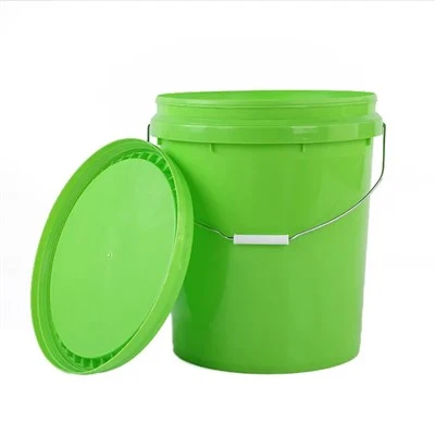 Contenitori a secchiello in plastica per grasso da 16 litri con colori verdi approvati dalle Nazioni Unite